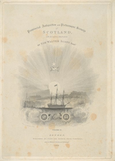 Tittelside: Provincial Antiquities and Picturesque Scenery of Scotland, bind II av Robert Wallis