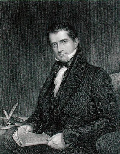 Theodoric Romeyn Beck (1791-1855) gravert av John Francis Eugene Prud