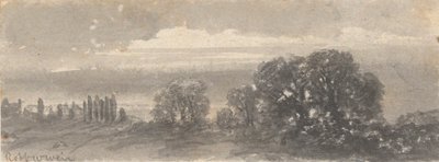 Landskap - Trær av Robert Walter Weir