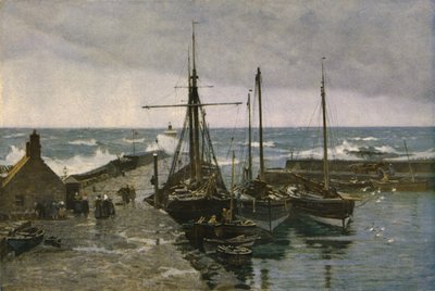 Hjem og ly, 1905, c1930. av Robert Weir Allan