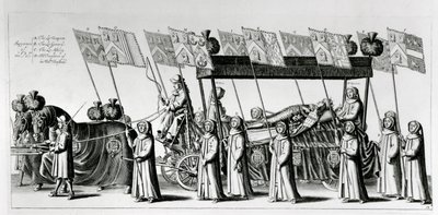 Statsbegravelse til George Monck, 1. hertug av Albemarle, 1671 av Robert White