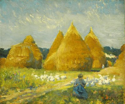 Samler gjess av Robert William Vonnoh