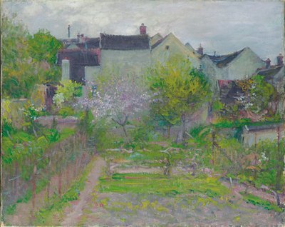 Grez-sur-Loing (olje på lerret) av Robert William Vonnoh