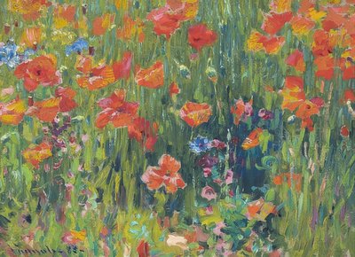 Valmuer. 1888 av Robert William Vonnoh