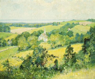 New England Hills av Robert William Vonnoh