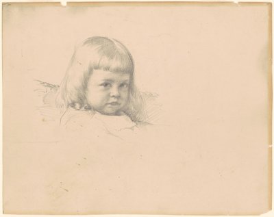 Studie for "Portrait of Esther Haydin" av Robert William Vonnoh