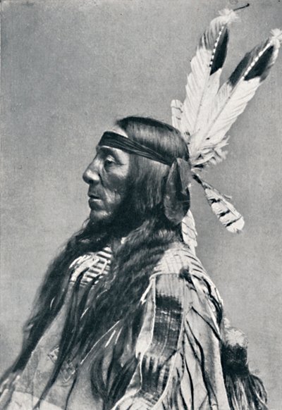 Profilvisning av en Sioux, 1912 av Robert Wilson Shufeldt