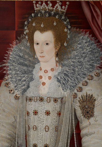 En dame av rang av Robert the Elder (attr. to) Peake