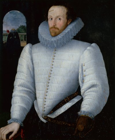 Portrett av Sir Walter Raleigh (olje) av Robert the Elder Peake
