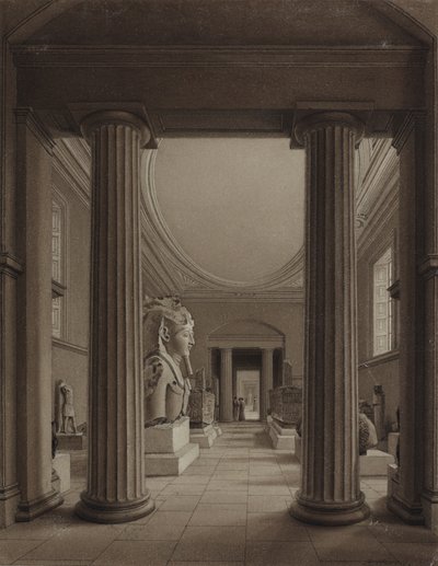 British Museum, ca. 1840 av Robert the Younger Havell