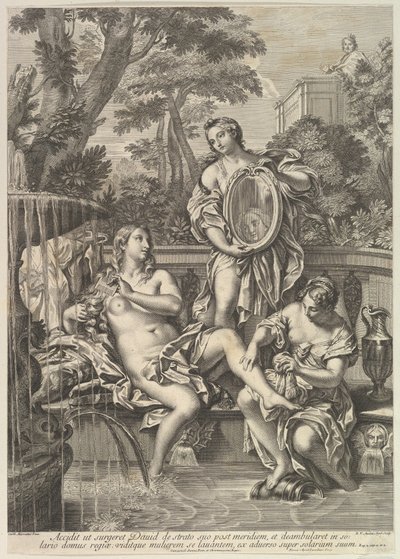 David og Batseba, 1680-1743. av Robert van Audenaerde