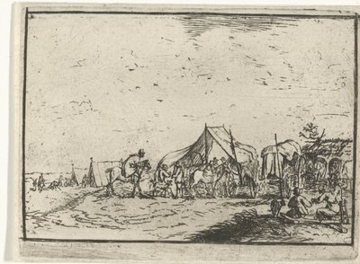 leir Landskap med leirer (serietittel) av Robert van den Hoecke