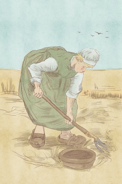 Bondekvinne, 2023 (digital) av Roberta Murray