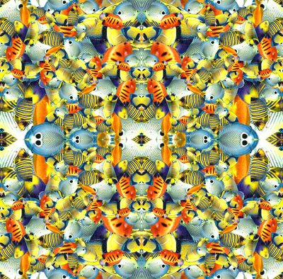 Kaleidoscope Fish Tile av Robyn Parker