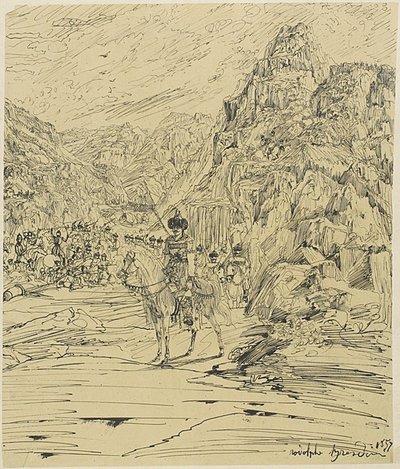 Kamp i fjellene av Rodolphe Bresdin