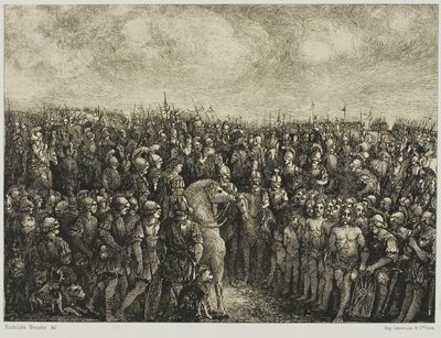 Cæsar og hans fanger av Rodolphe Bresdin