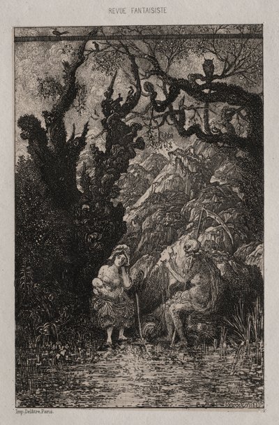 Døden og den unge moren av Rodolphe Bresdin