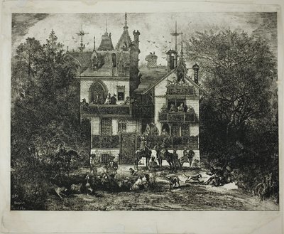 Avreise til jakten av Rodolphe Bresdin