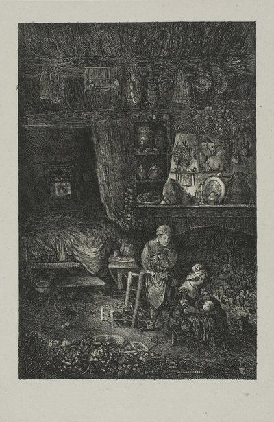 flamsk interiør av Rodolphe Bresdin