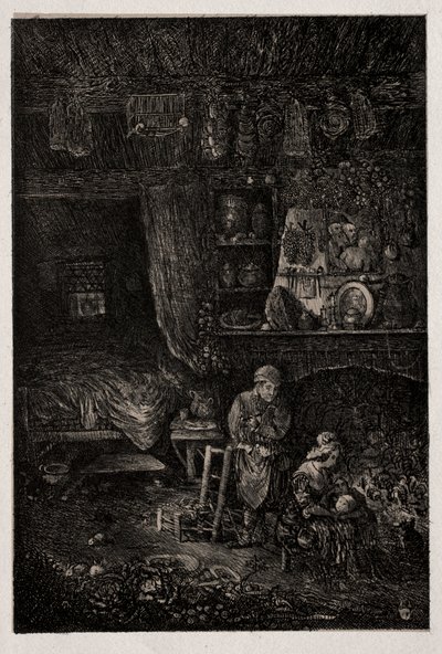flamsk interiør av Rodolphe Bresdin