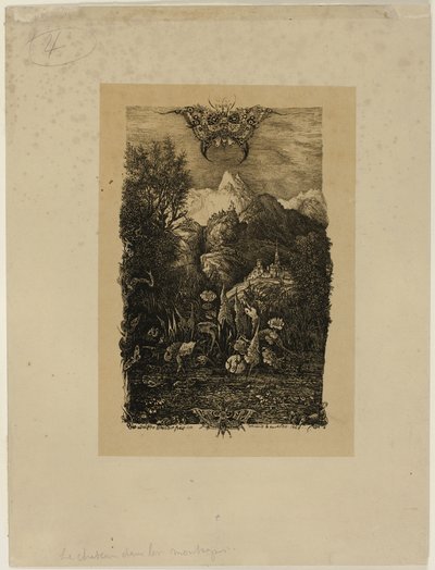 Sommerfuglen og dammen av Rodolphe Bresdin