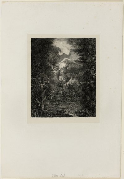 Byene Beyond the Marsh av Rodolphe Bresdin