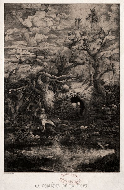 Dødens komedie av Rodolphe Bresdin