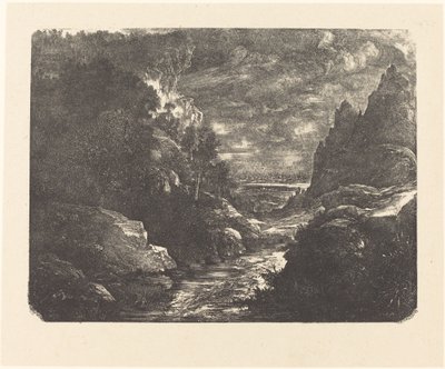 Bekken i juvet av Rodolphe Bresdin