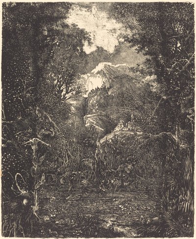 Byene bak myra av Rodolphe Bresdin