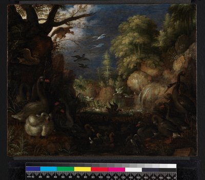 Skapelsen av fugler, 1619 av Roelandt Jacobsz. Savery
