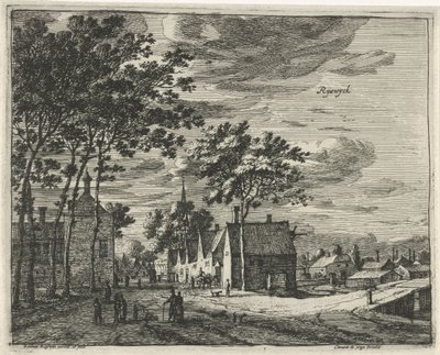 Rijswijk Ryswyck (tittel på objekt) Landskap i provinsene Holland og Utrecht (serietittel) av Roelant Roghman
