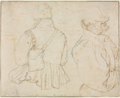 To bohemske bønder i halvlengde, ca. 1605-1610. av Roelant Savery