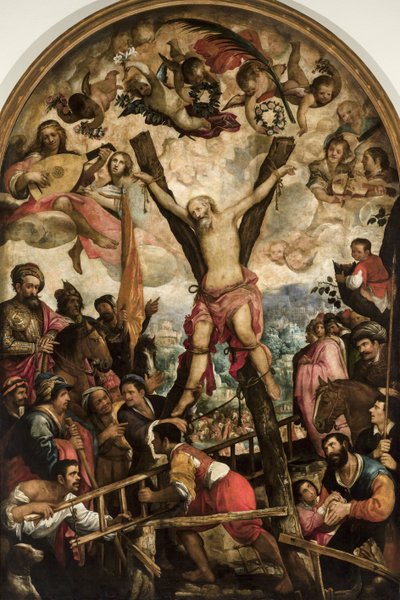 The Martyrium of Saint Andrew, ca. 1610. av Roelas