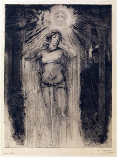 Symbolikk: Kundry av Egusquiza y Barrena, Rogelio de (1845-1915) av Rogelio Egusquiza