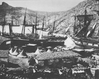 Balaclava havn under Krim-krigen av Roger Fenton