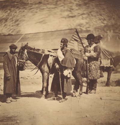 Kaptein Burnaby fra Grenadier Guards, 1855. av Roger Fenton