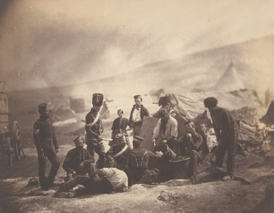 Cooking House of the 8th Hussars, 1855. av Roger Fenton