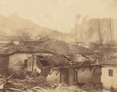 Hytter ved Balaklava av Roger Fenton