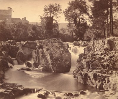 Falls of the Llugwy, ved Pont-y-Pair, 1857. av Roger Fenton