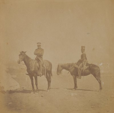 General Sir John Pennefather og en ordensmann, 1855 av Roger Fenton