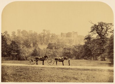 Hardwick Hall, sett fra parken av Roger Fenton