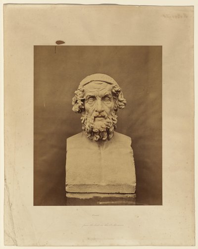 Homer, etter bysten i British Museum av Roger Fenton