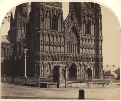 Lichfield Cathedral fra nordvest av Roger Fenton
