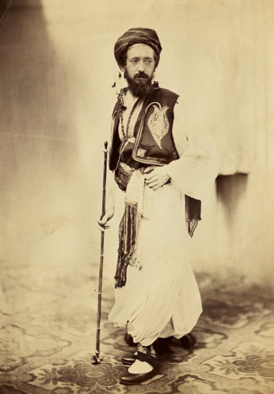 [Studie av mannskostyme] av Roger Fenton