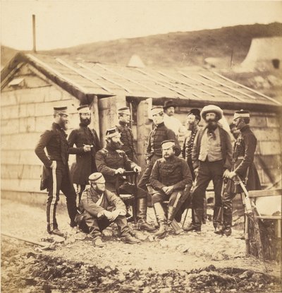 Offiserer fra 4. lette dragonregiment av Roger Fenton