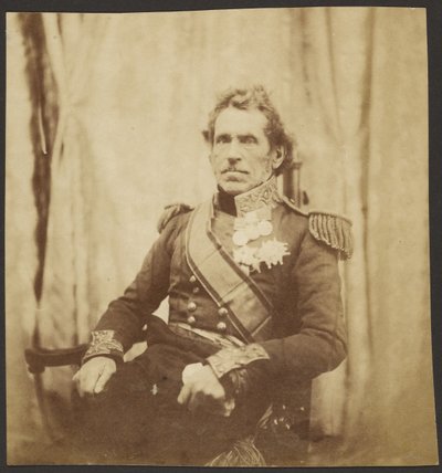 Sir De Lacy Evans av Roger Fenton
