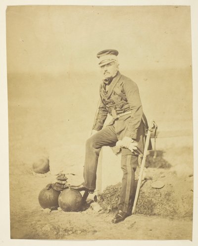 Sir Henry William Barnard (1799-1857), general, stabssjef; Tatt på Krim av Roger Fenton