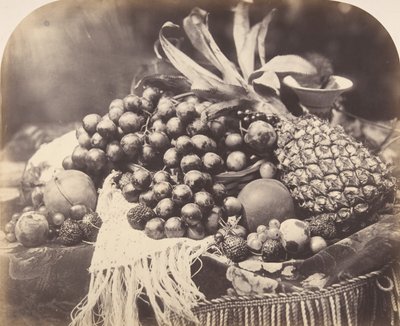 Stilleben med frukt, 1860. av Roger Fenton