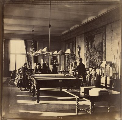 [Biljardrommet, Mentmore House] av Roger Fenton