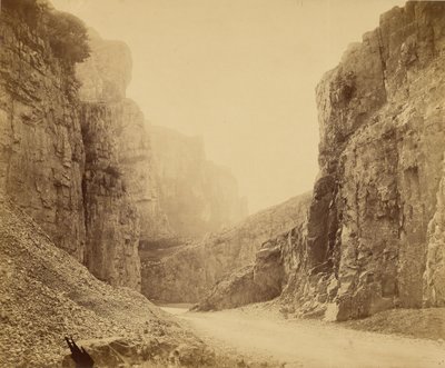 Cheddar-klippene, den sentrale dalen av Roger Fenton